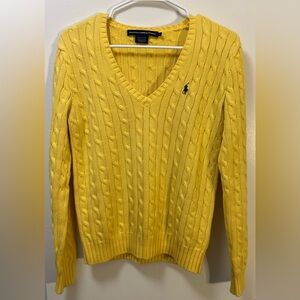 Ralph Lauren Yellow Knit Top